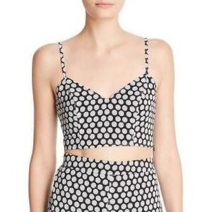 Fame & Partners‎ polka-dot crop top 8